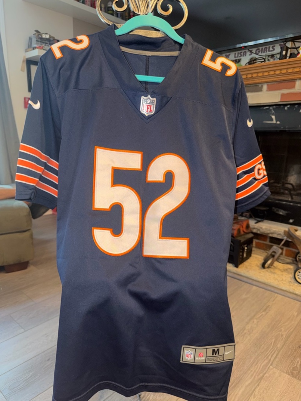 Nike Khalil Mack #52 Chicago Bears Jersey Sz M